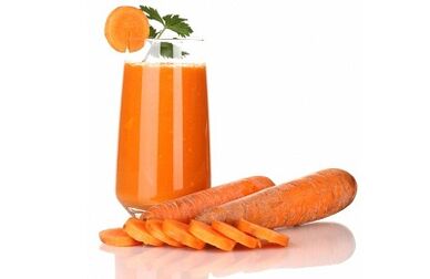 jus de carotte pour éliminer les parasites